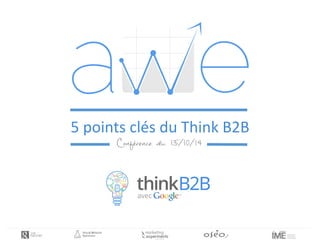 5 points clés du Think B2B  