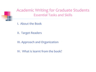 AWG.pptx Academic Writing Graduate Powerpoint presentation | PPTX
