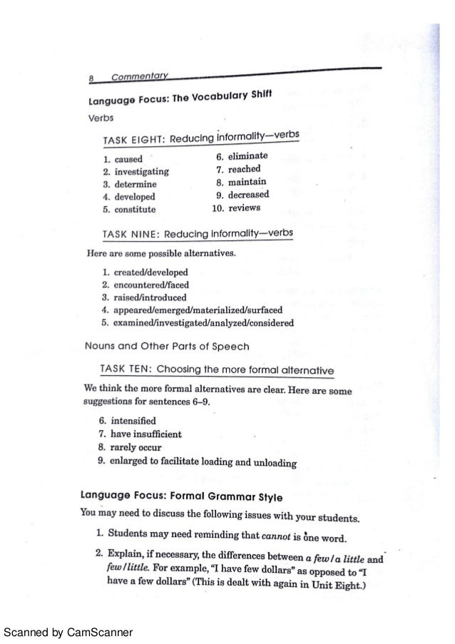 Writing for graduate students