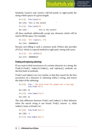 A Whirlwind Tour Of Python | PDF