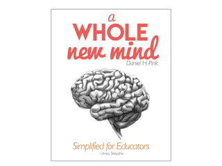 new mind
Simplified for Educators
A
WHOLE
Daniel H.Pink
- Umes Shrestha
 