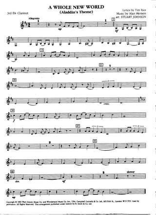 A Whole New World - Aladdin´s Theme