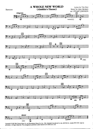 A Whole New World - Aladdin´s Theme