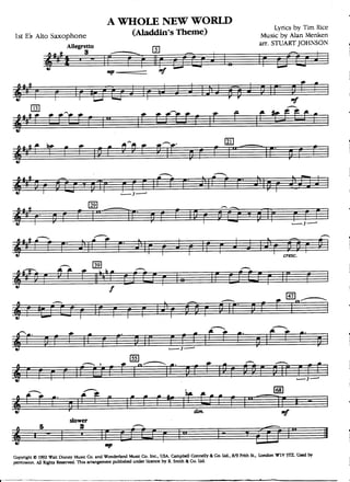 A Whole New World - Aladdin´s Theme