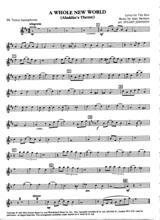 A Whole New World - Aladdin´s Theme