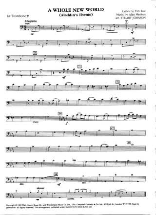 A Whole New World - Aladdin´s Theme