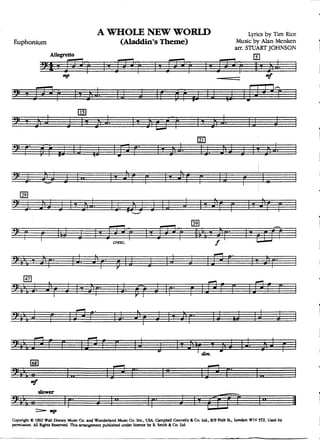 A Whole New World - Aladdin´s Theme