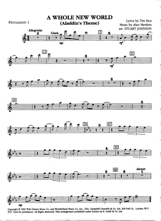 A Whole New World - Aladdin´s Theme