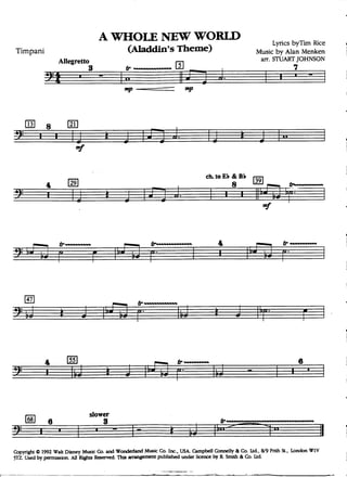 A Whole New World - Aladdin´s Theme