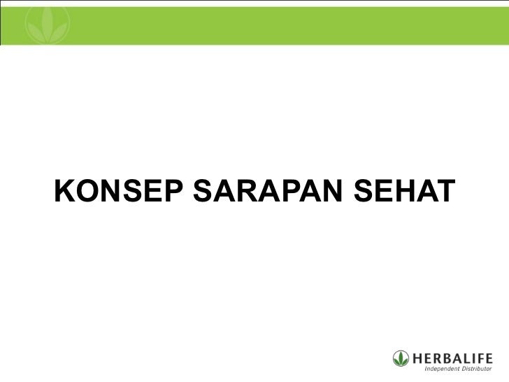 Konsep iSarapan Sehati Herbalife