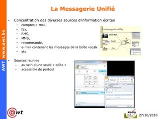 la présentation du nom de l'appelant