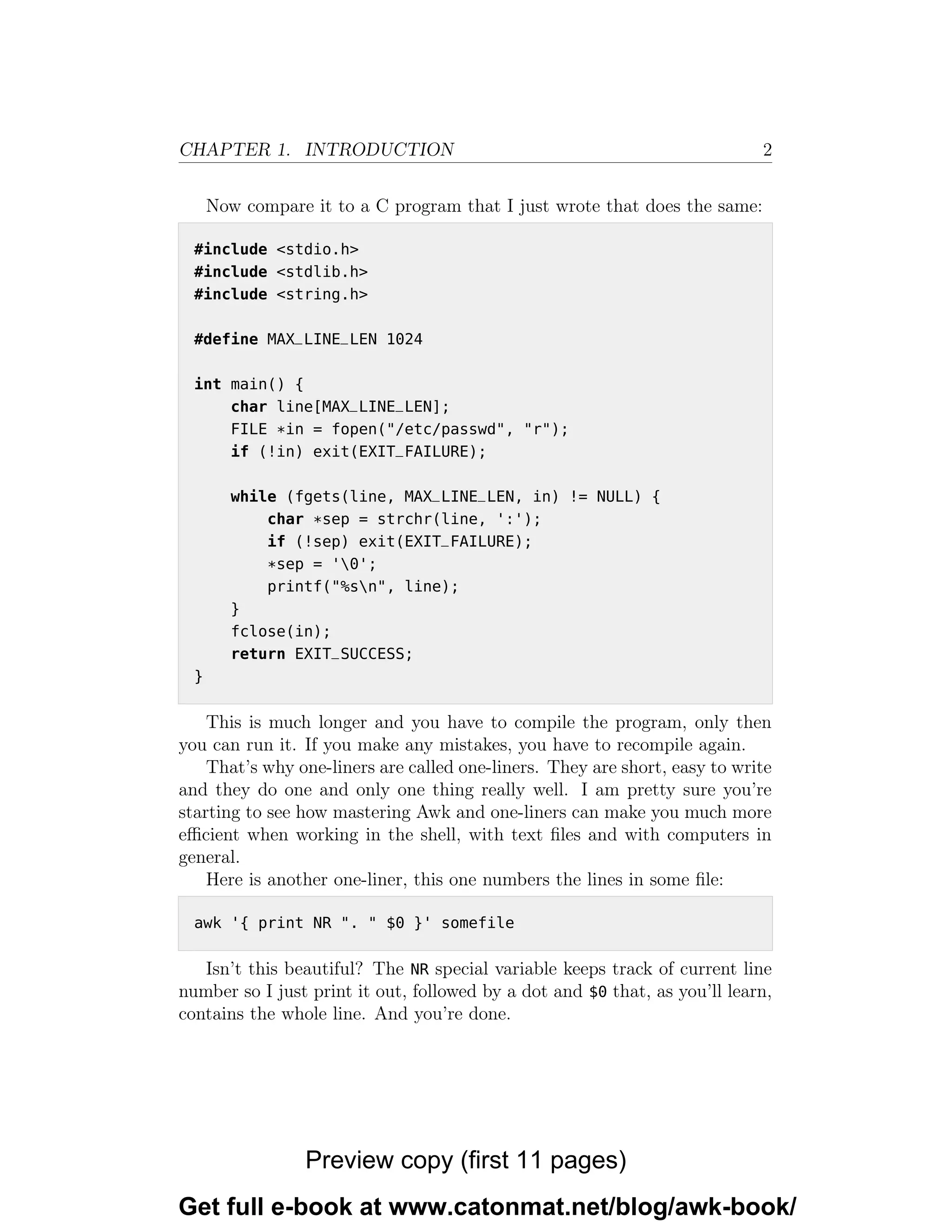 Awk unix utility explained pdf