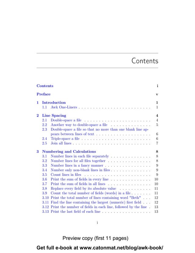 Awk unix utility explained pdf