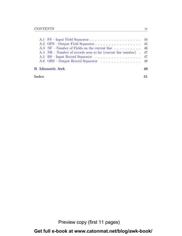 Awk unix utility explained pdf