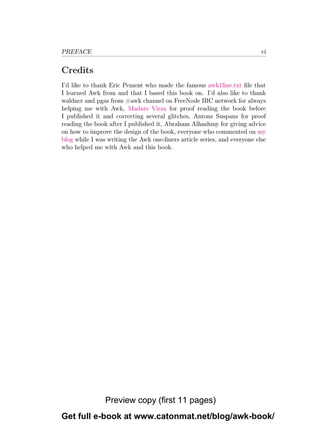 Awk unix utility explained pdf