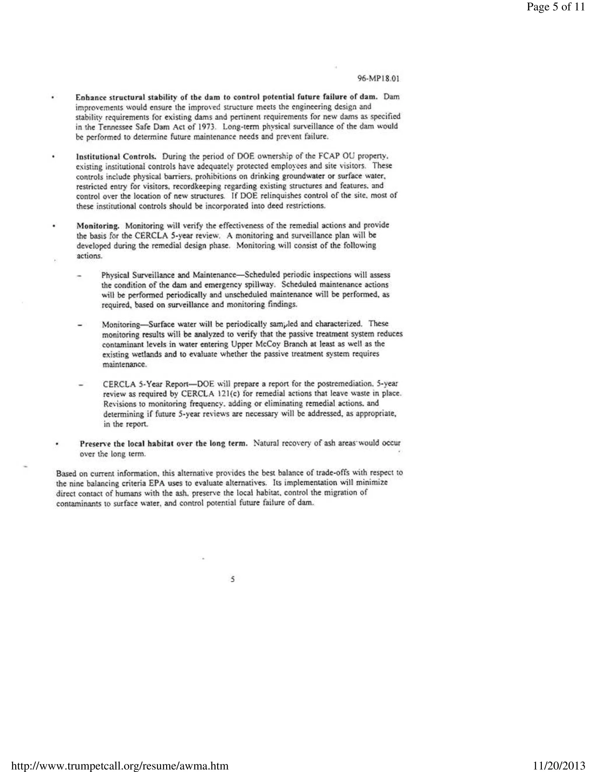 Page 5 of 11
http://www.trumpetcall.org/resume/awma.htm
11/20/2013