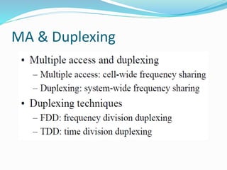 MA & Duplexing
 