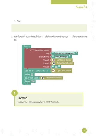 เทคโนโลยีวิทยาการคำนวณ Coding Kidbright | PDF