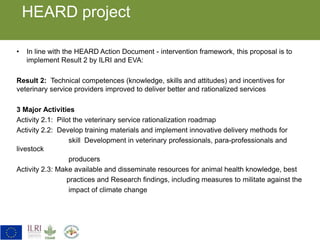 Key gaps identified in veterinary service delivery