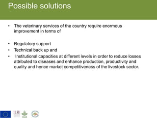 Key gaps identified in veterinary service delivery