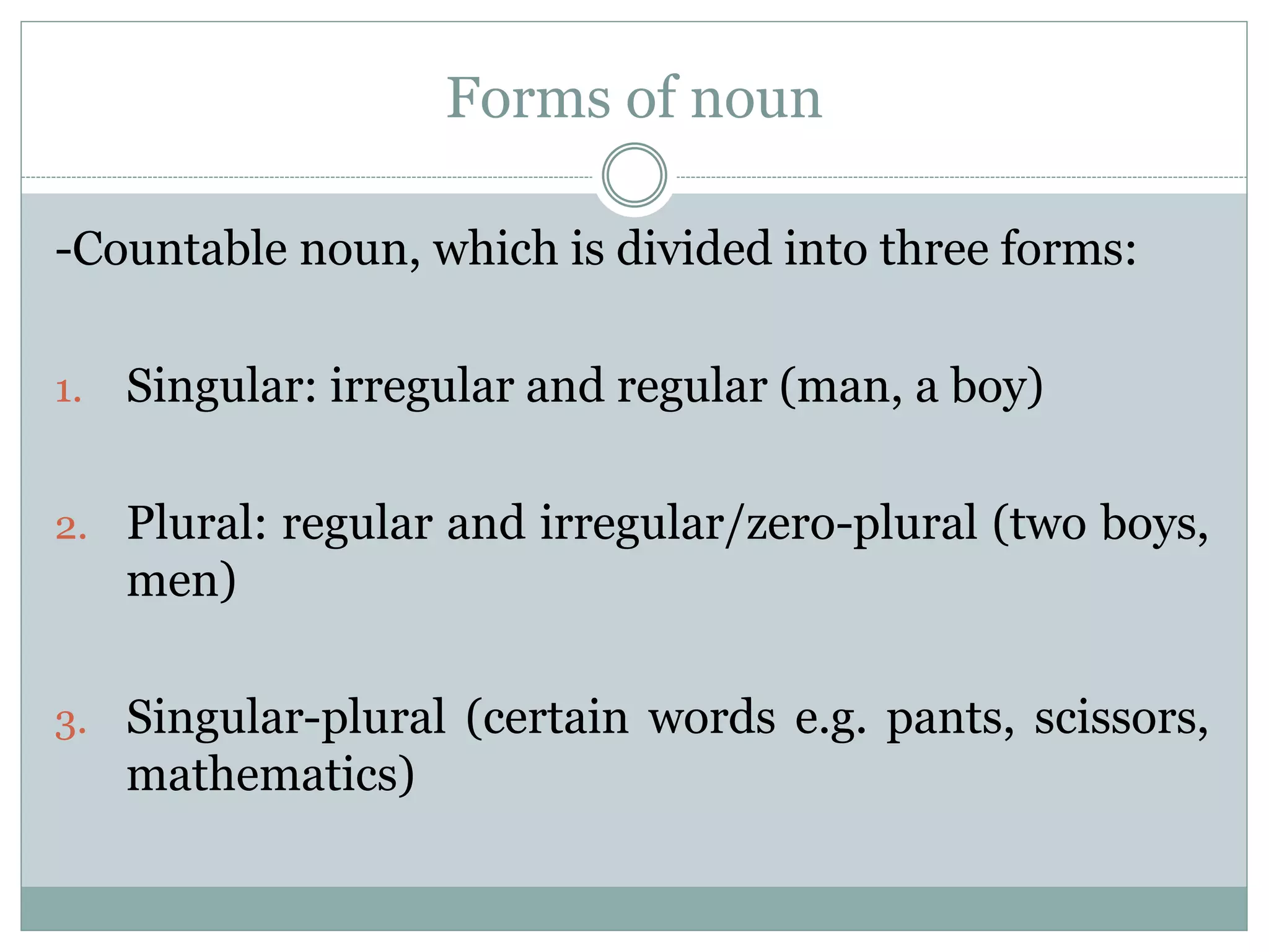 MORPHOLOGY, A WORD AND ITS FORM :INFLECTIONAL | PPT