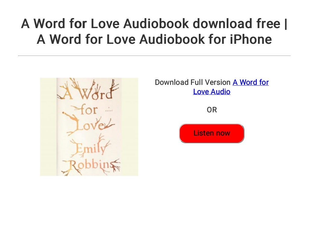 A Word For Love Audiobook Download Free A Word For Love Audiobook F 
