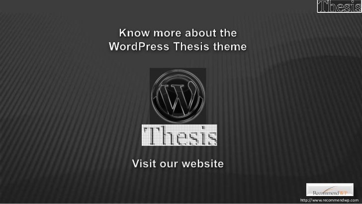 Thesis themes review image