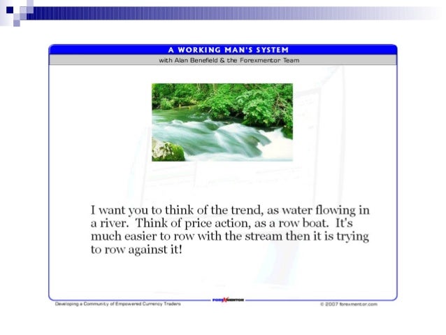 Forex mentor - a working man's position trading system