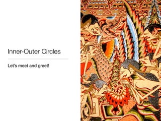 Inner-Outer Circles
Let’s meet and greet!
 