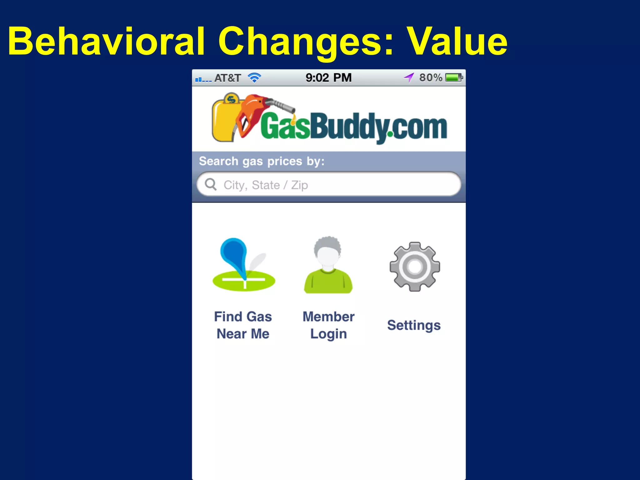 Behavioral Changes: Value
 
