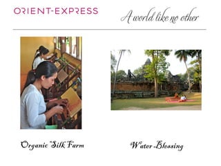 Organic Silk Farm   Water Blessing
 