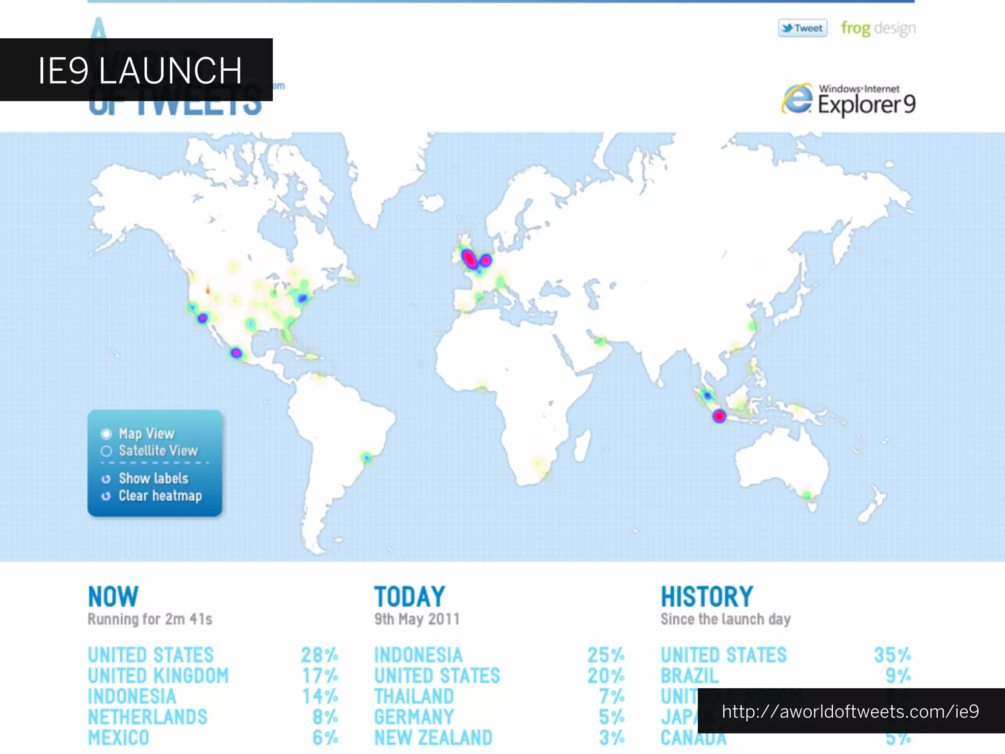 IE9 LAUNCH




             http://aworldoftweets.com/ie9
 