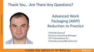 Advanced Work Packaging (AWP) - Reduction to Practice | PPTX