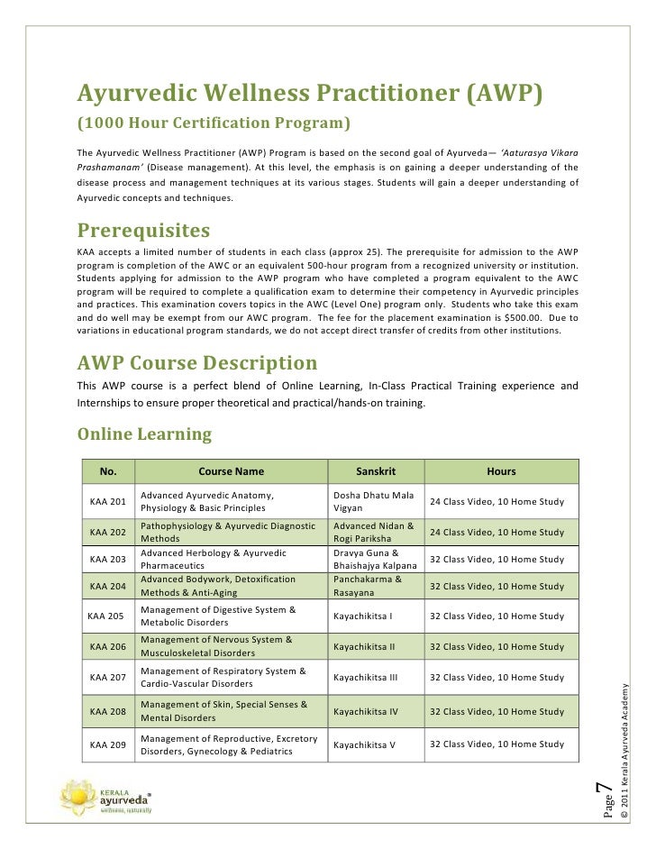 Ayurveda Wellness Practitioner