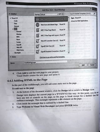 Advanced Web Programming Chapter 4 | PDF