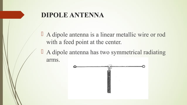 Half wavelength dipole antenna | PPT