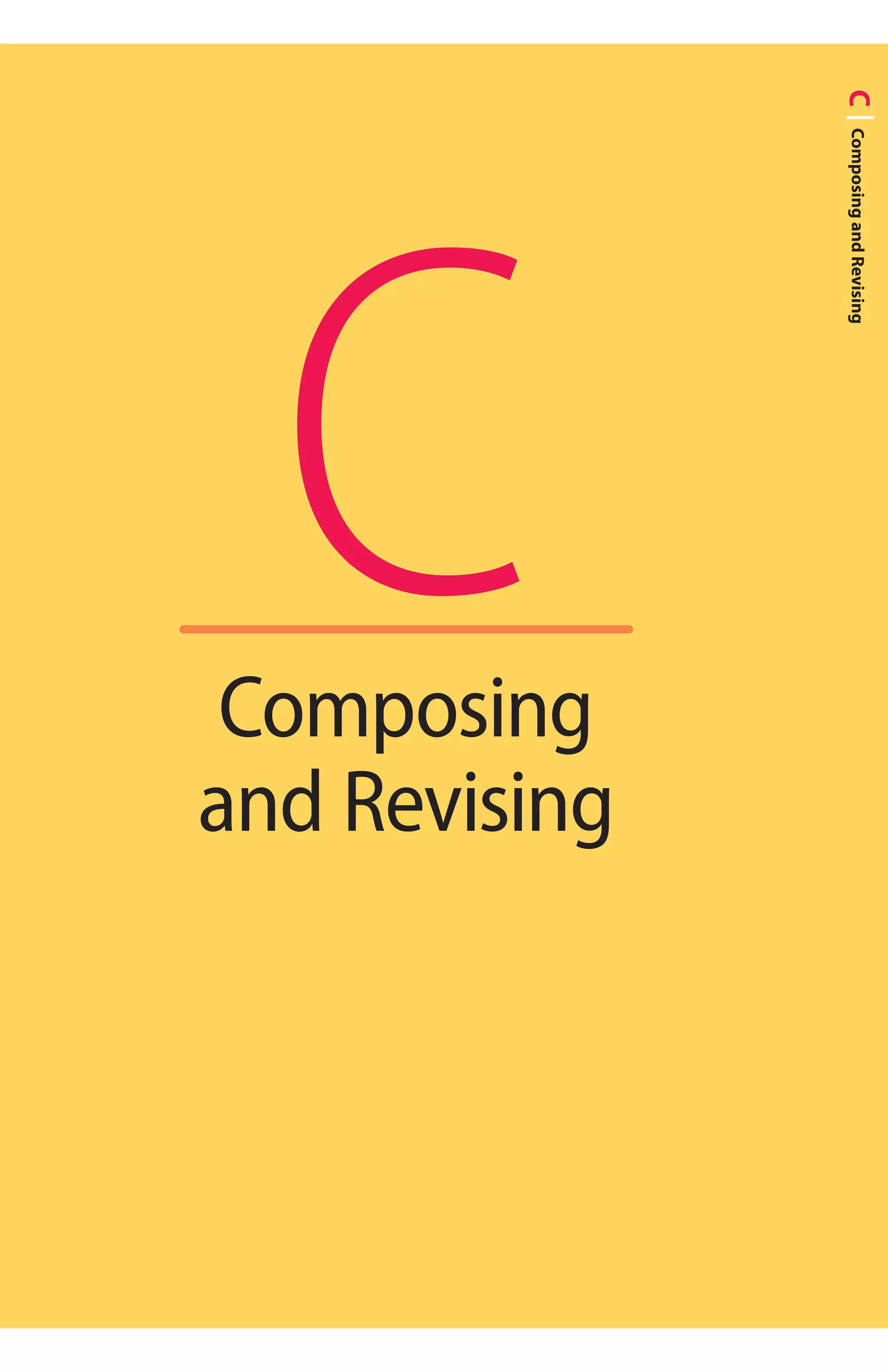 CComposing
and Revising CComposingandRevising
 