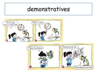 demonstratives
 