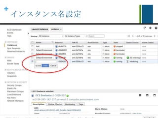 +
インスタンス名設定
 