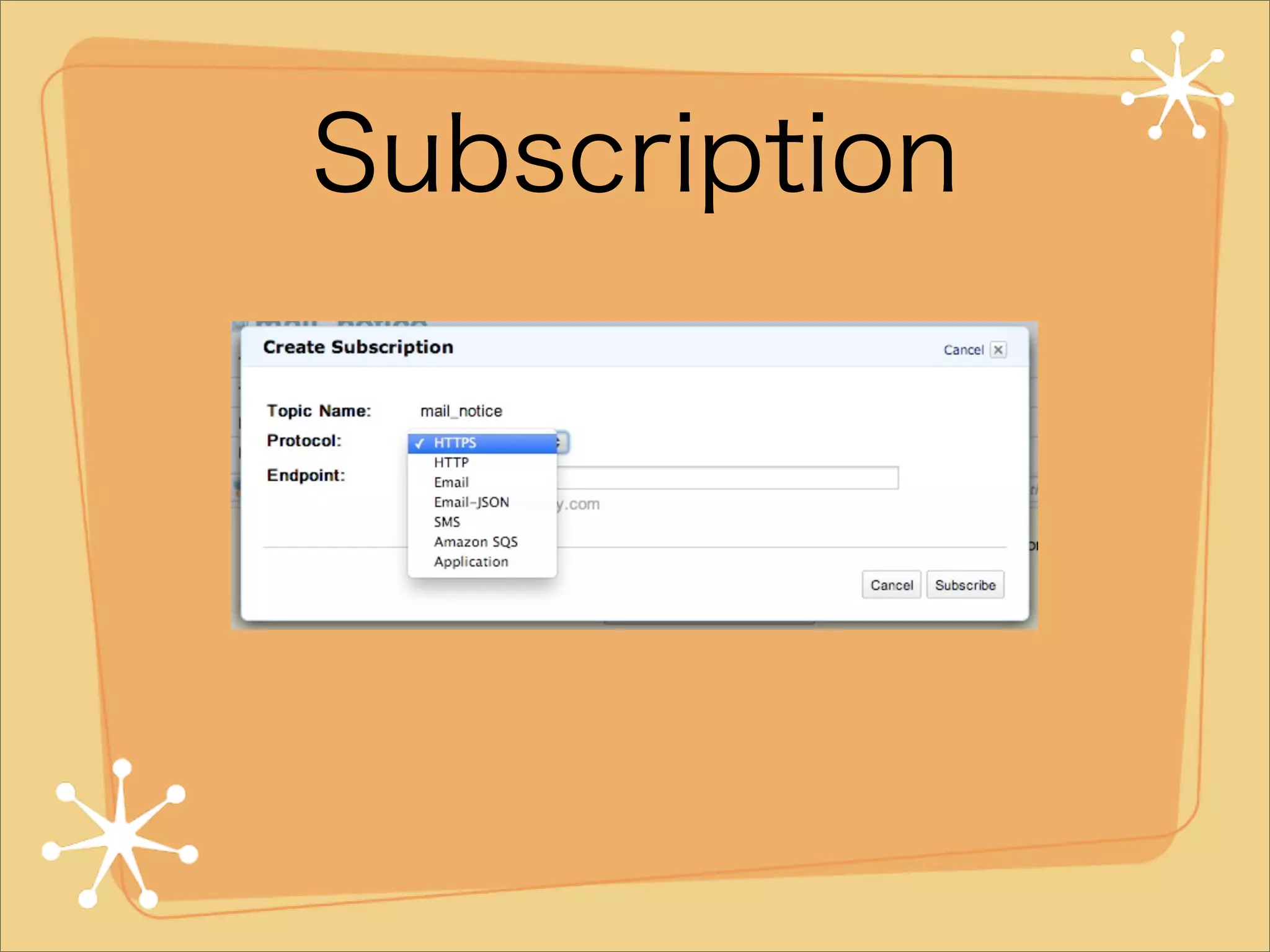 Subscription

 