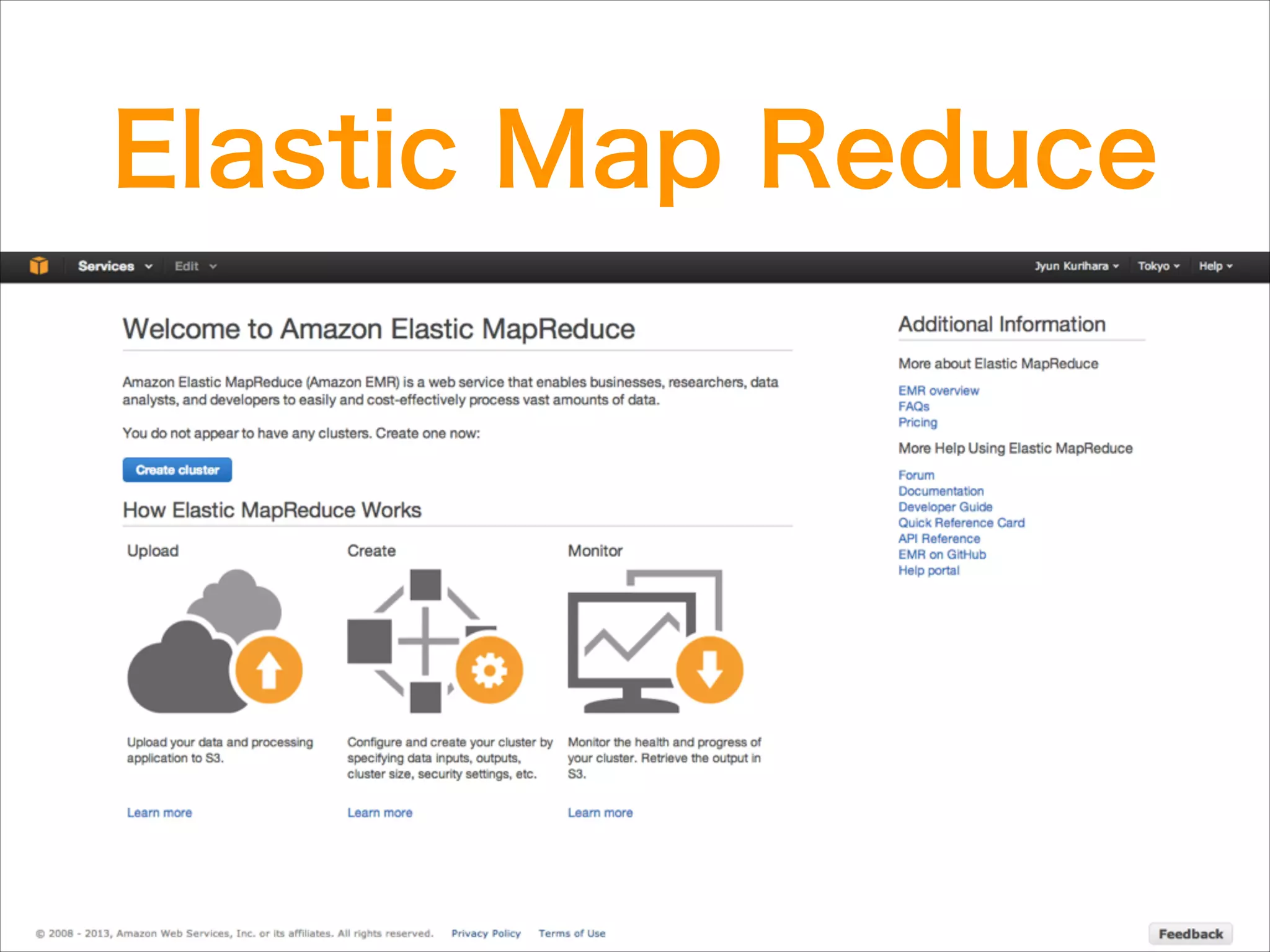 Elastic Map Reduce

 