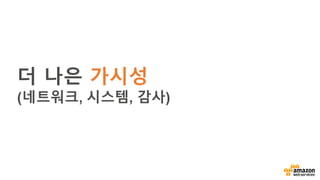 더 나은 가시성
(네트워크, 시스템, 감사)
 