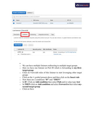 AWS Application Load balancer | PDF