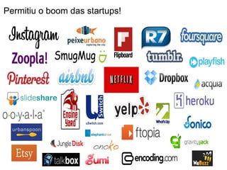 Permitiu o boom das startups!
 