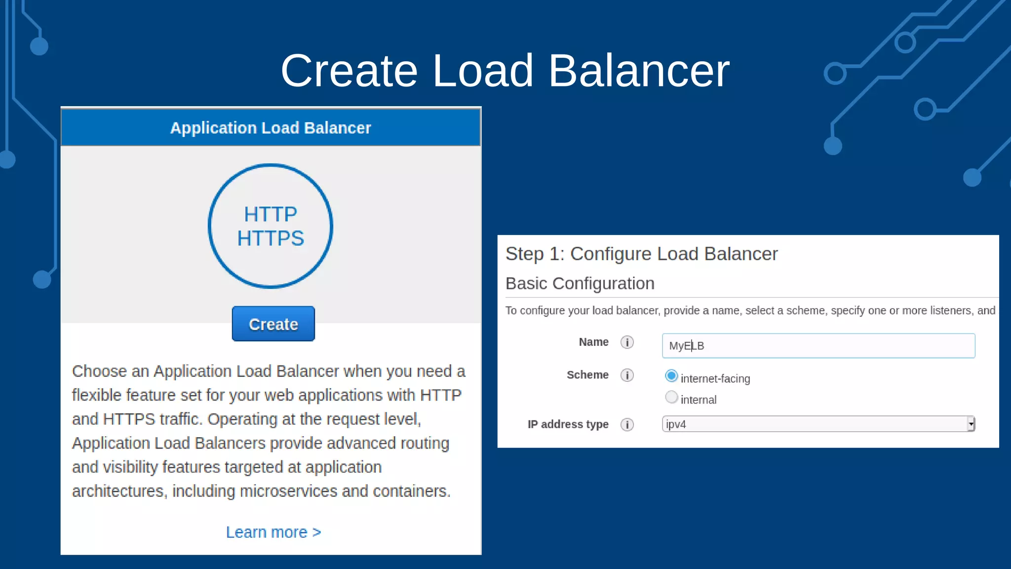 Create Load Balancer
 
