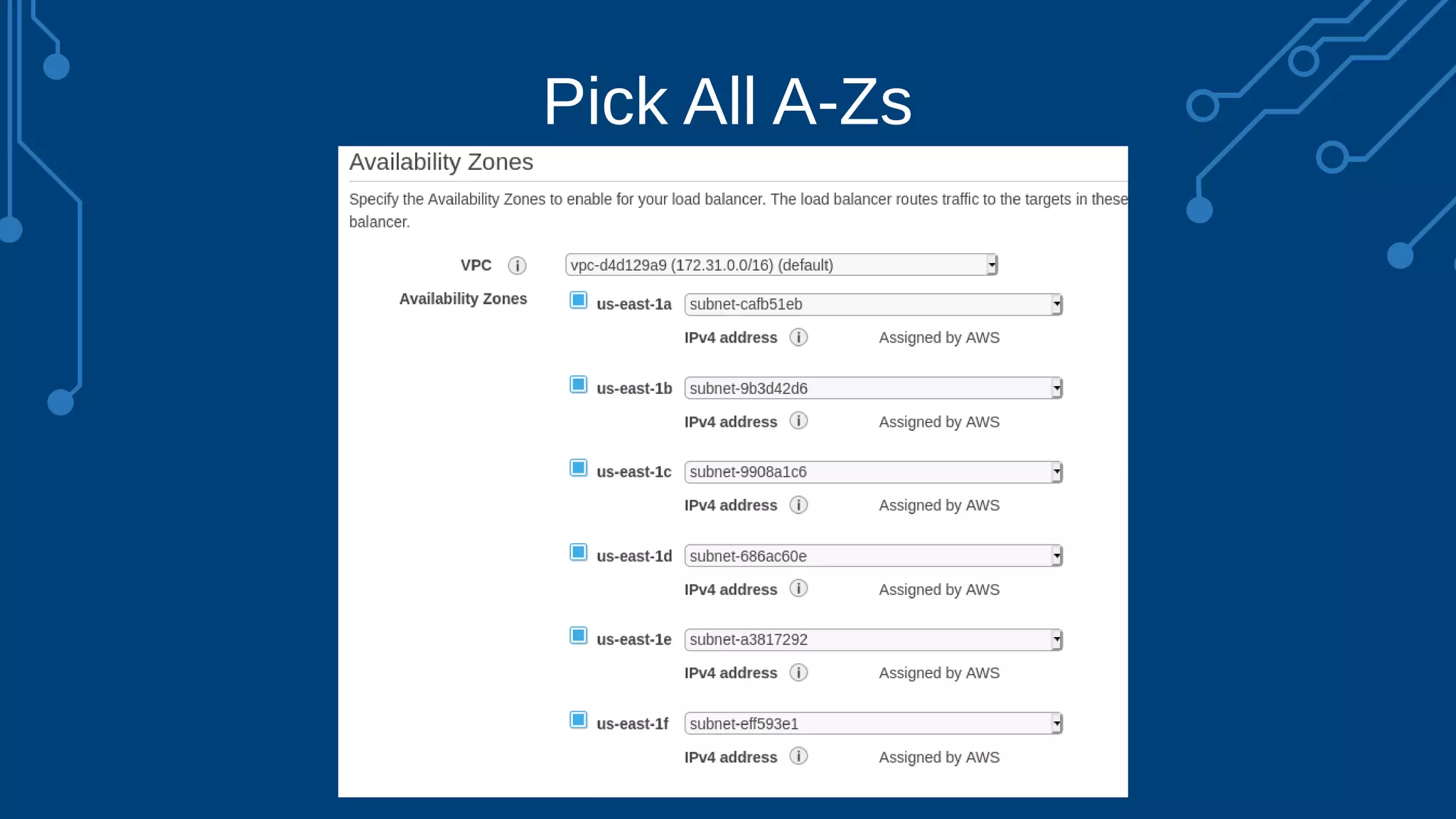 Pick All A-Zs
 