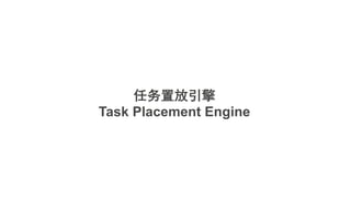 任务置放引擎
Task Placement Engine
 