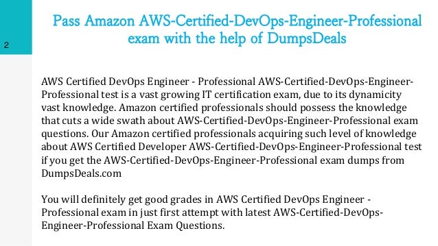 AWS-DevOps-Engineer-Professional Prüfungsaufgaben