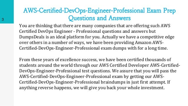 AWS-DevOps Prüfungsinformationen