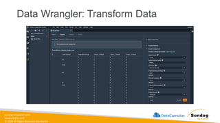 sundog-education.com
datacumulus.com
© 2024 All Rights Reserved Worldwide
Data Wrangler: Transform Data
 